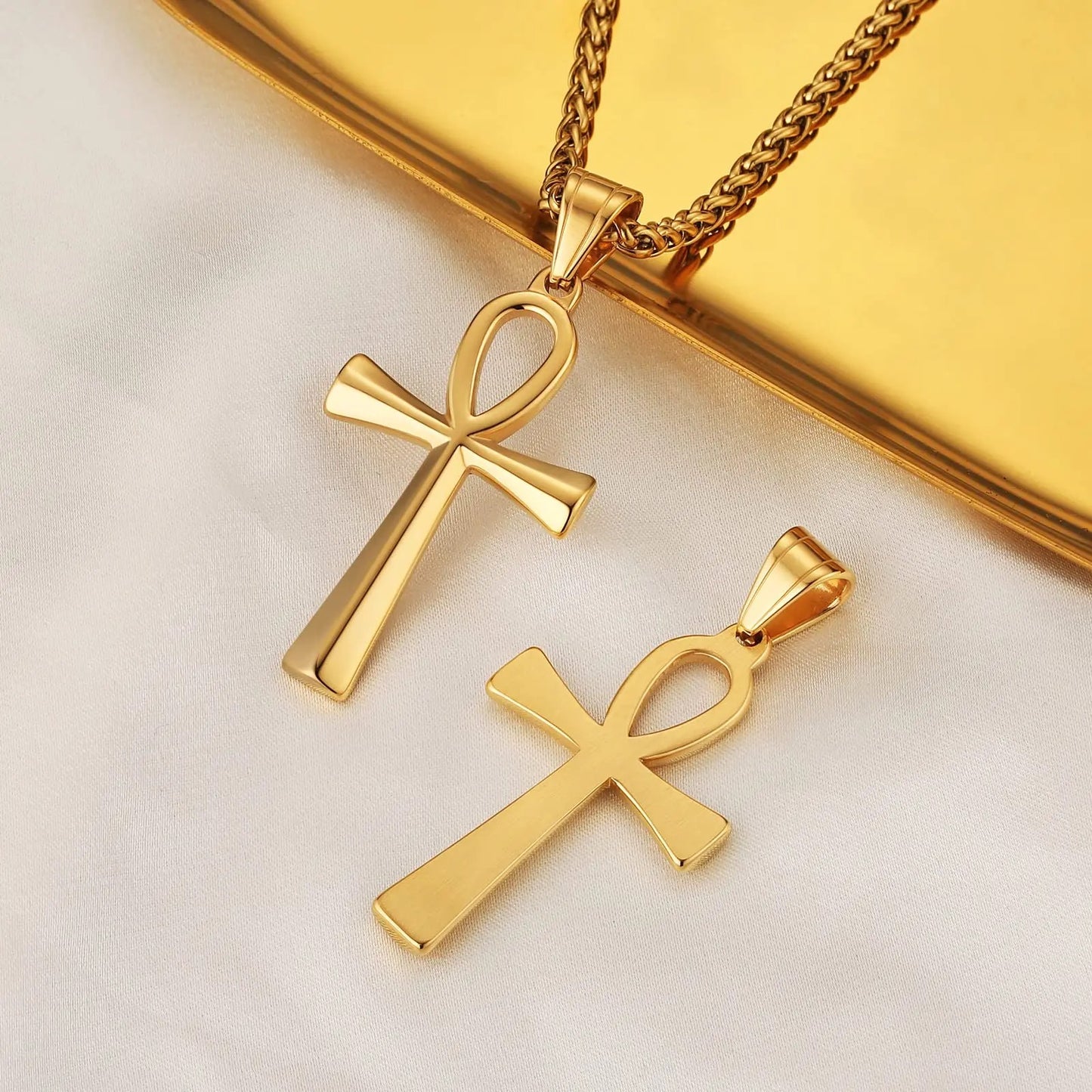 Stainless Steel Ankh Necklace