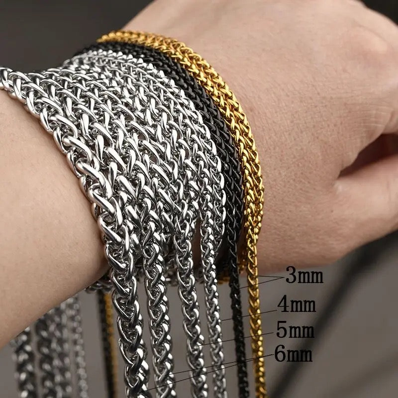 Stainless Steel 3mm Figaro Chain (24” - 60CM)