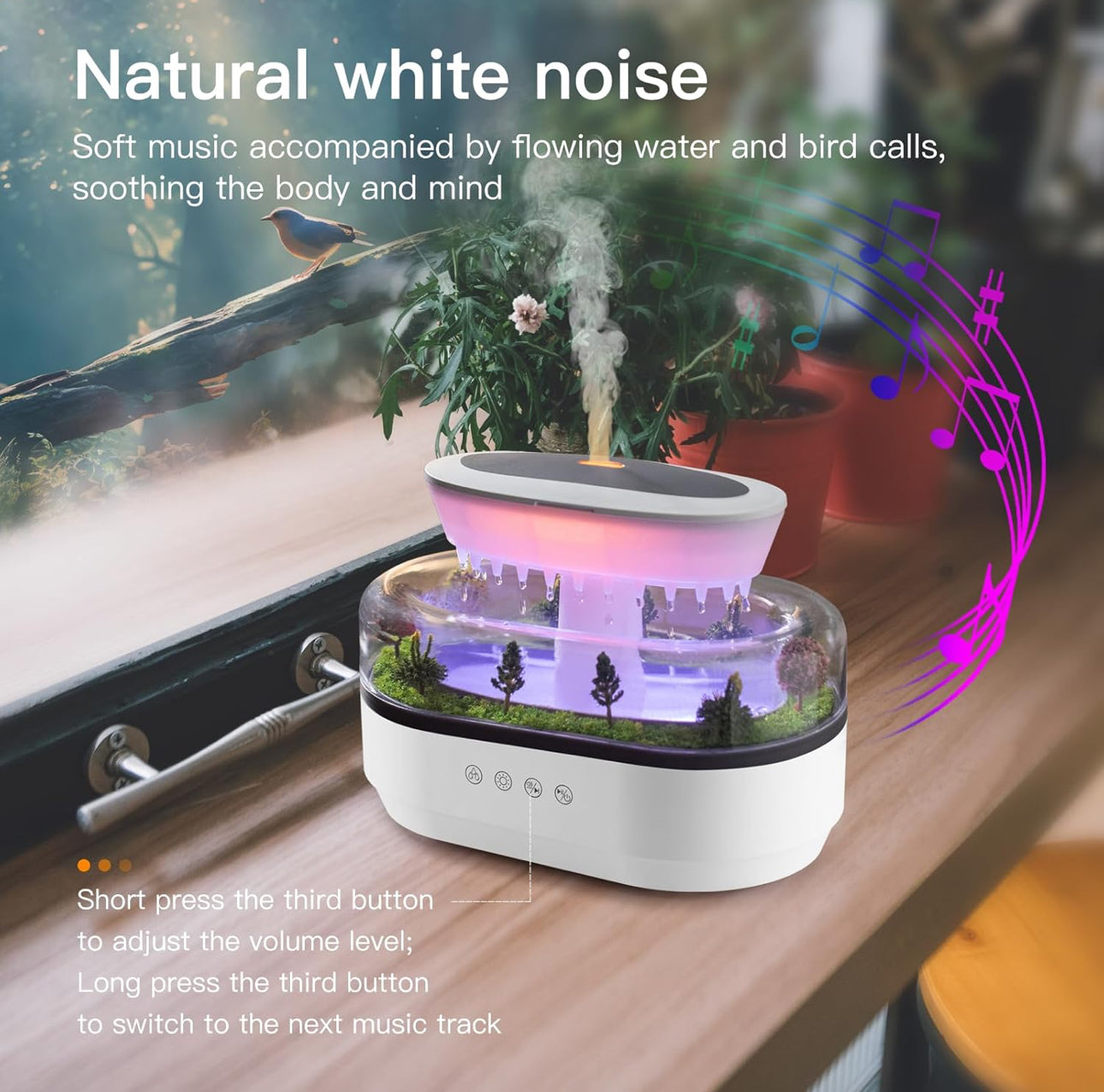 Forest Landscape Rain Drop Humidifier / Diffuser