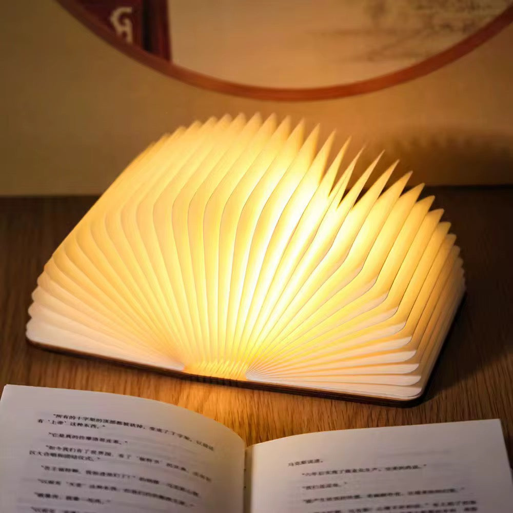 LumiFold 360° Foldable LED Magic Book Lamp