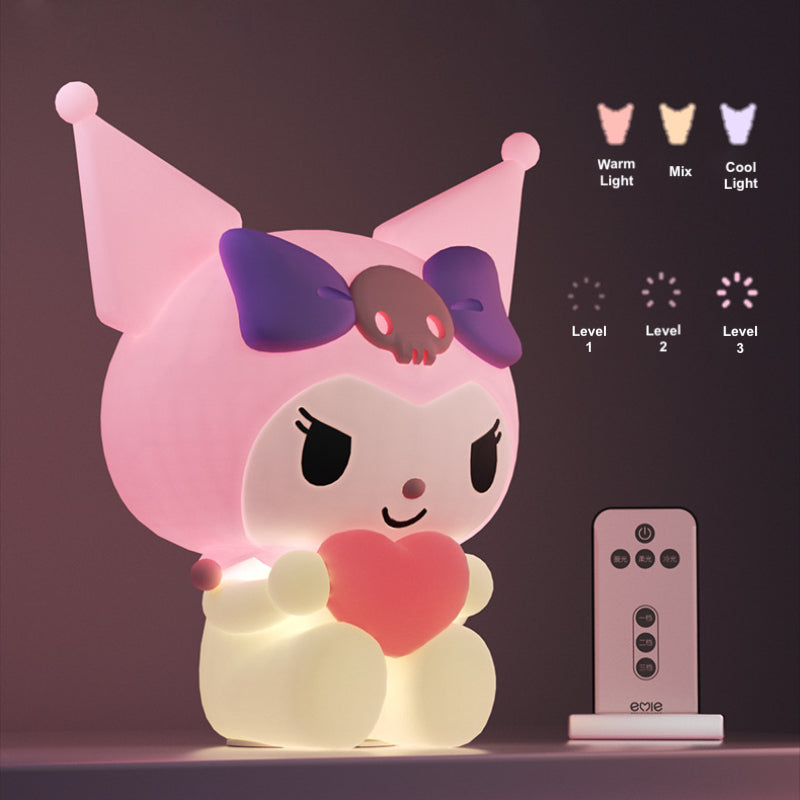 Large Kuromi Squishy Silicone Night Light + Remote Control (Limited Edition)