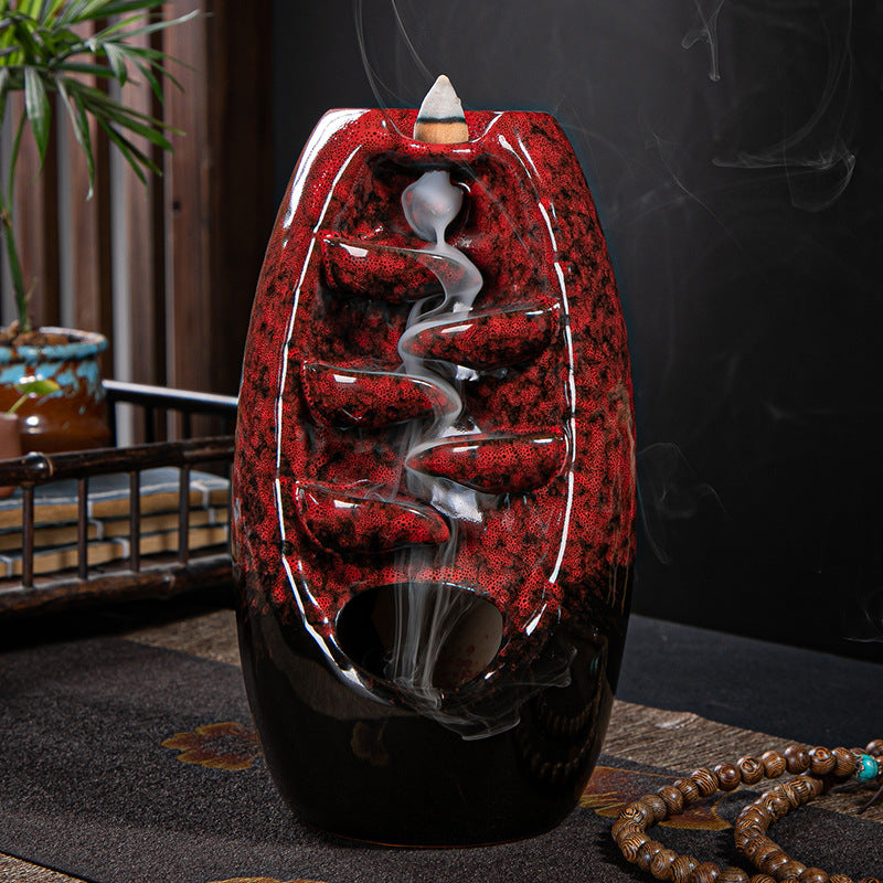 Back-Flow Incense Holder + 10 Free Incense Cones