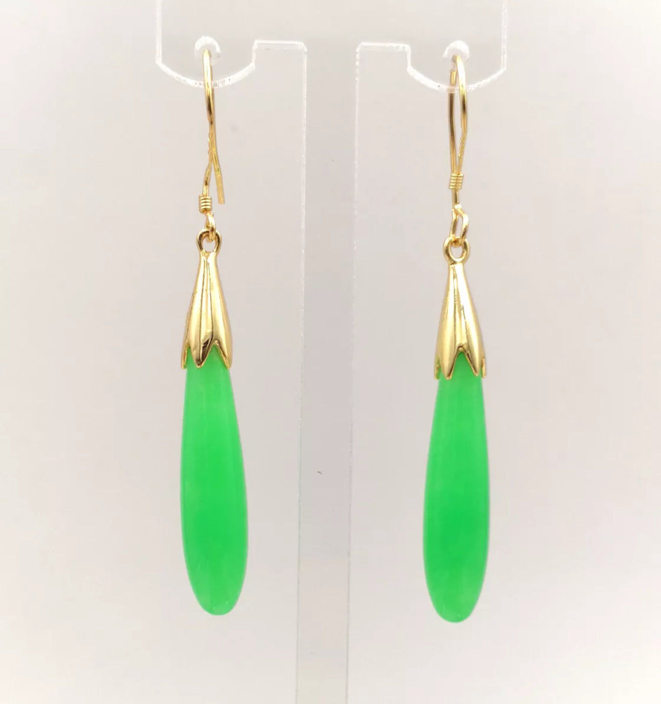 Jade Drop Earrings