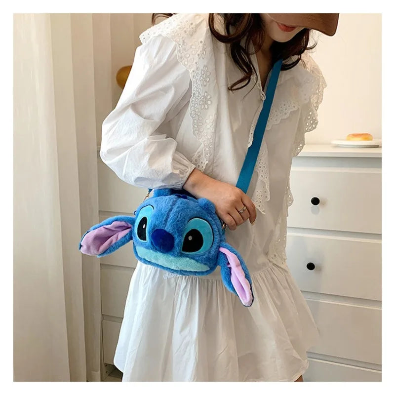 Disney Plush Stitch Mini Travel Kids Side Bag
