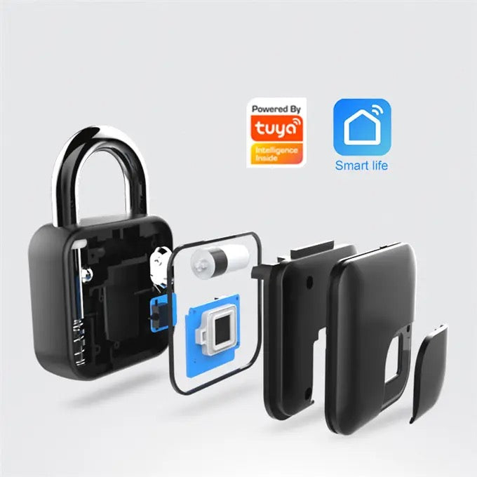 Smart Fingerprint Bluetooth Pad Lock with App