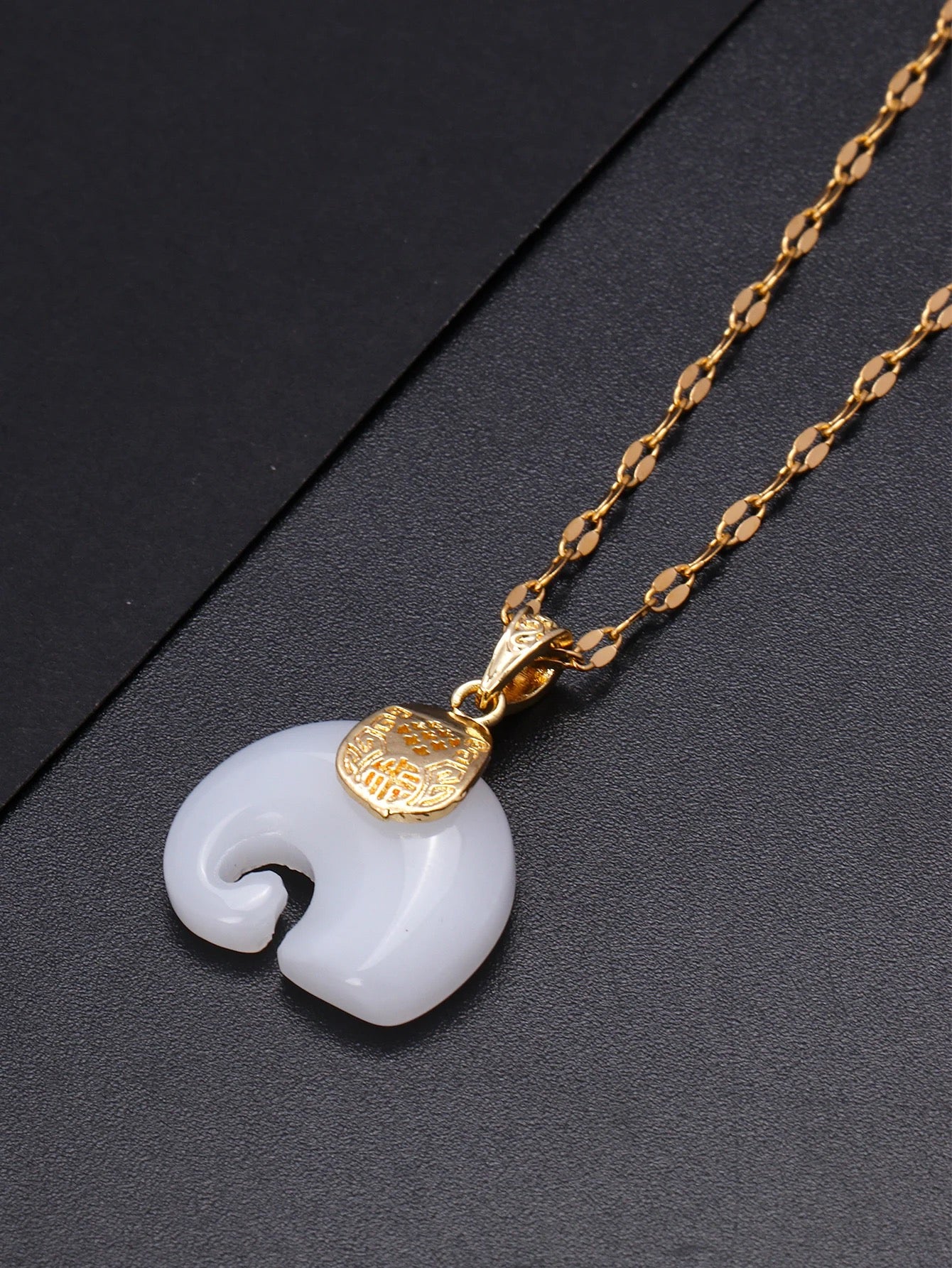 Elephant Jade Necklace