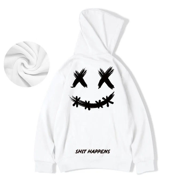 “Sh!t Happens” Trending Ghost Face Hoodie