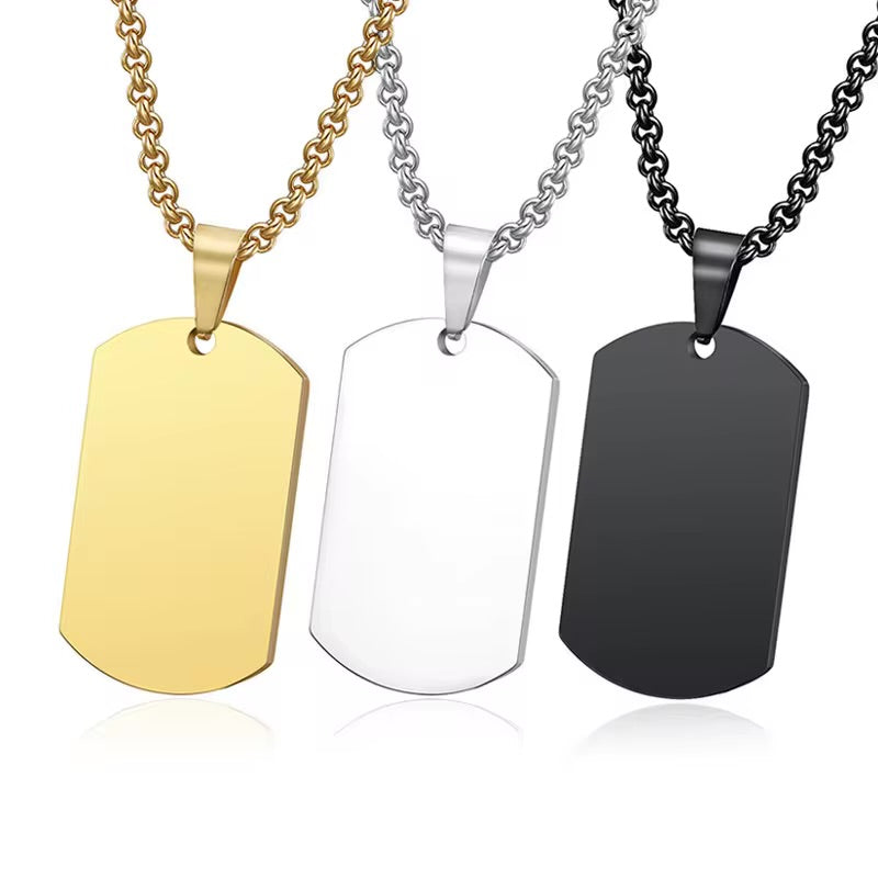 Customizable Stainless Steel Dog Tags with Engraving