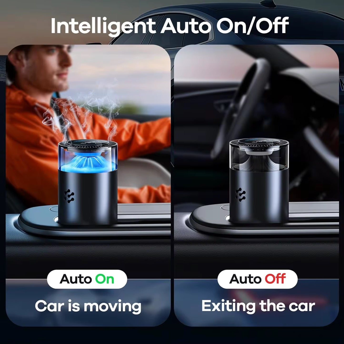 Smart Car Air Freshener & Aromatherapy Diffuser