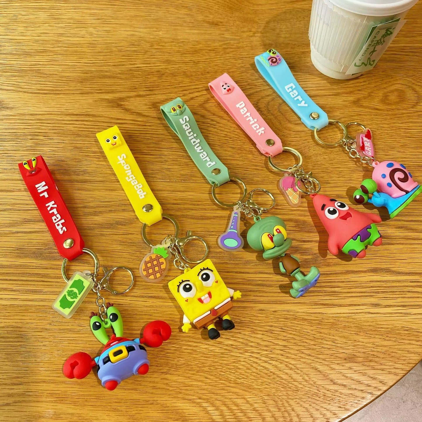 Spongebob Characters Adorable keychains