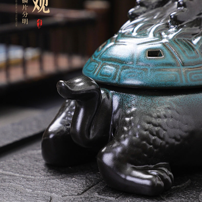 Ceramic Dragon Incense Holder