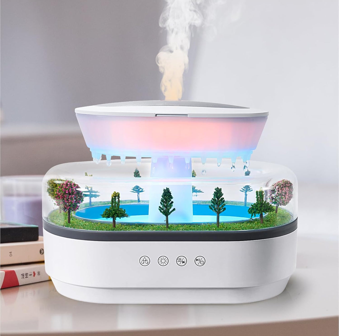 Forest Landscape Rain Drop Humidifier / Diffuser