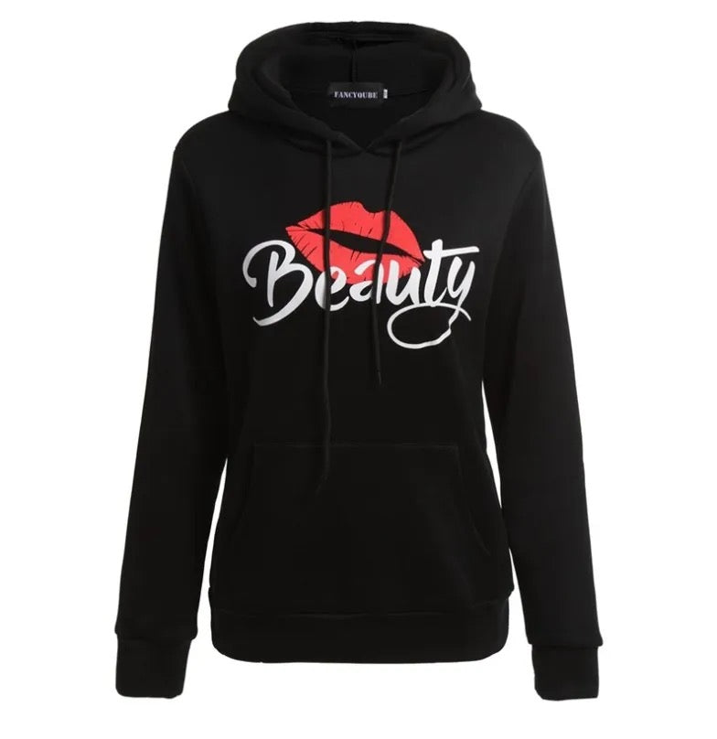 Beauty and Beast Matching Couples Hoodies 1pc