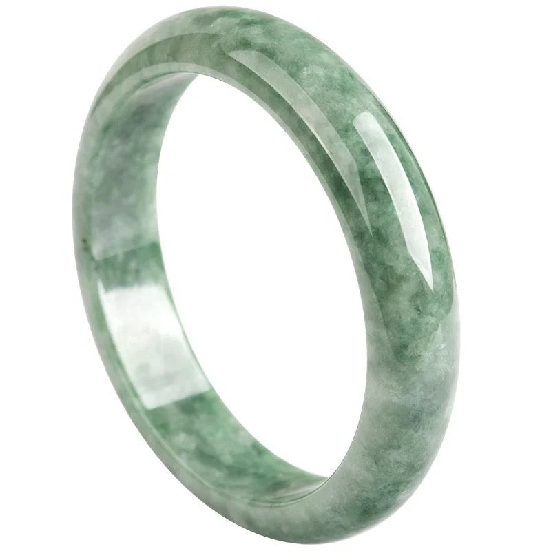 Light Green Solid Jade Bangles