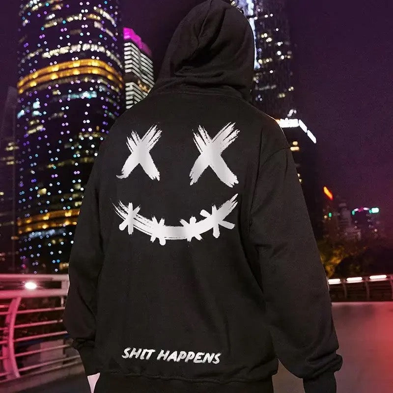 “Sh!t Happens” Trending Ghost Face Hoodie