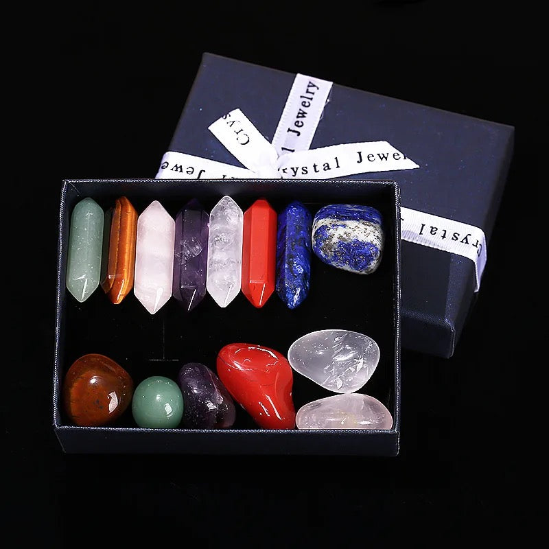 JD Gems 7 Chakra Natural Stone Crystals Gemstones