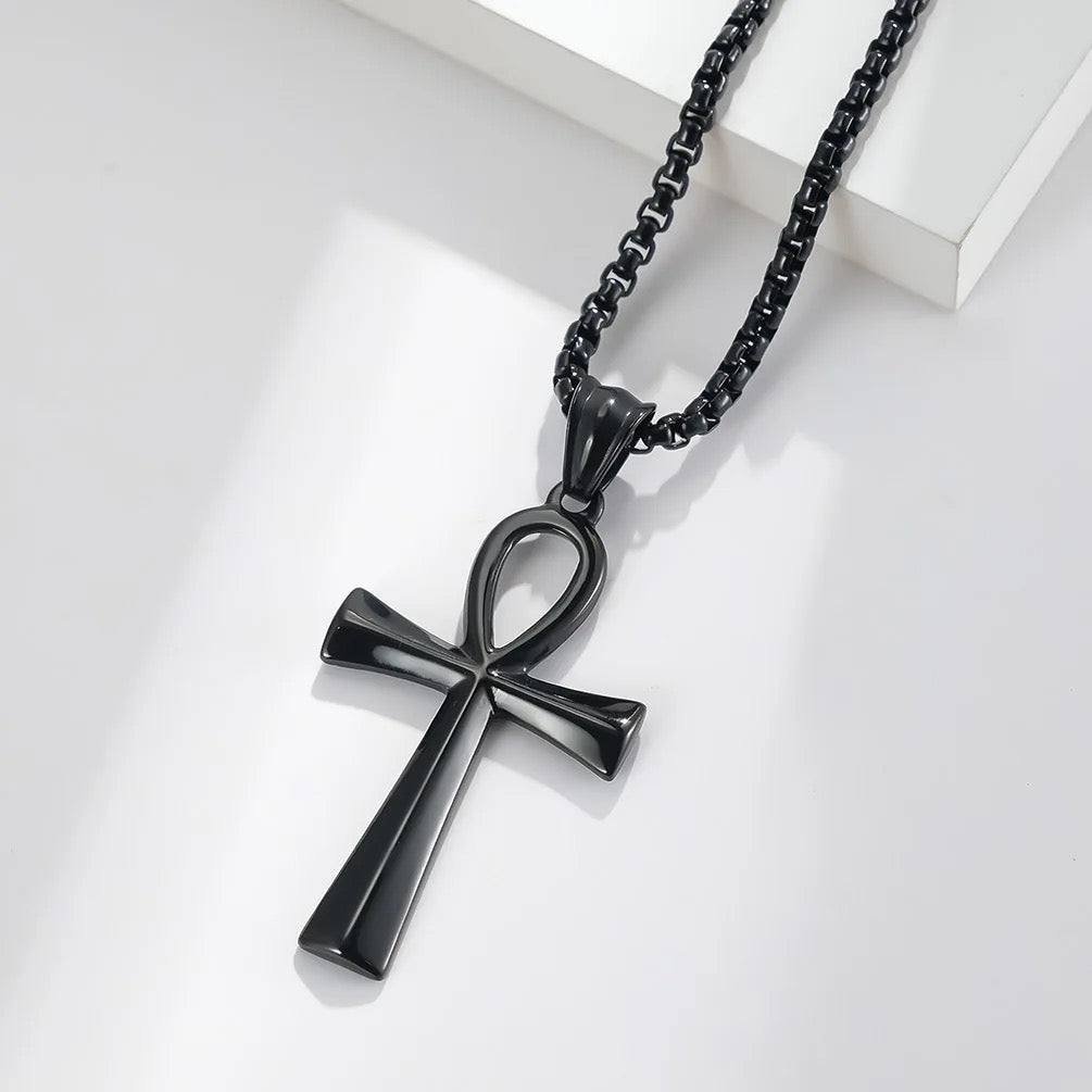 Stainless Steel Ankh Necklace