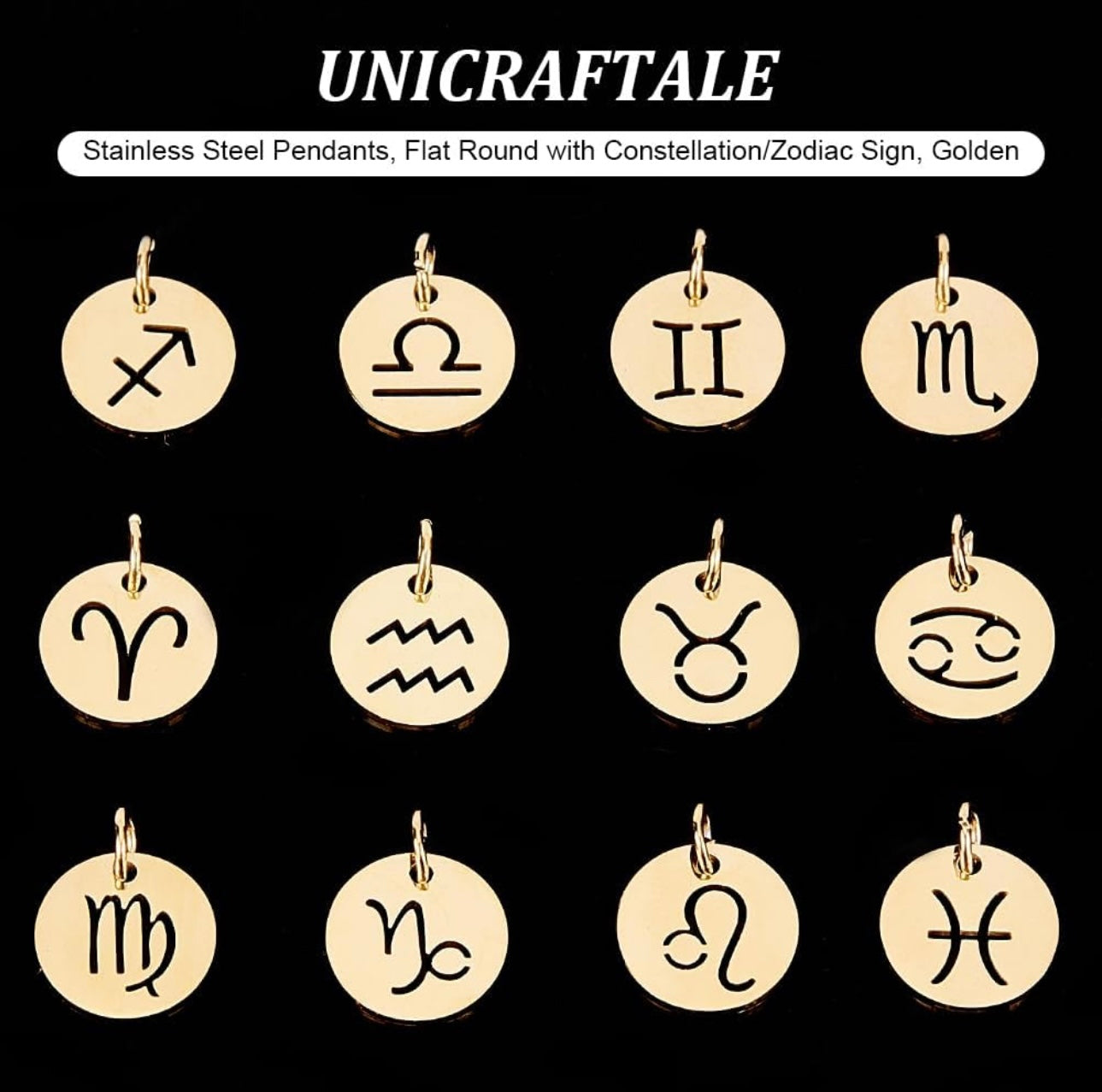 Stainless Steel Zodiac Sign Chains (Gold & Silver) – Trini Necessities