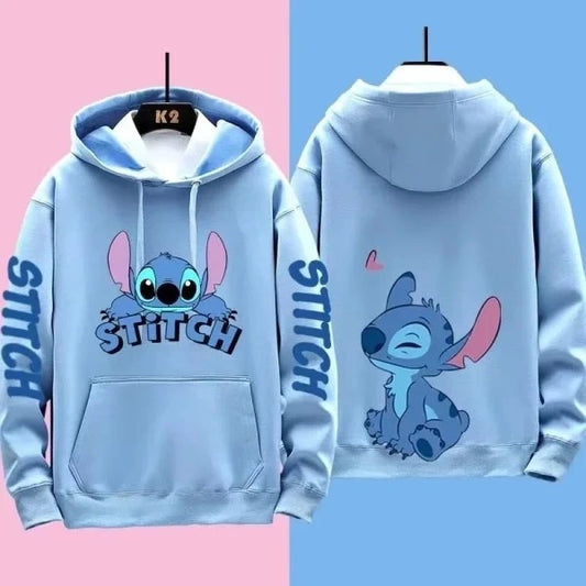 Stitch Hoodie (Blue)