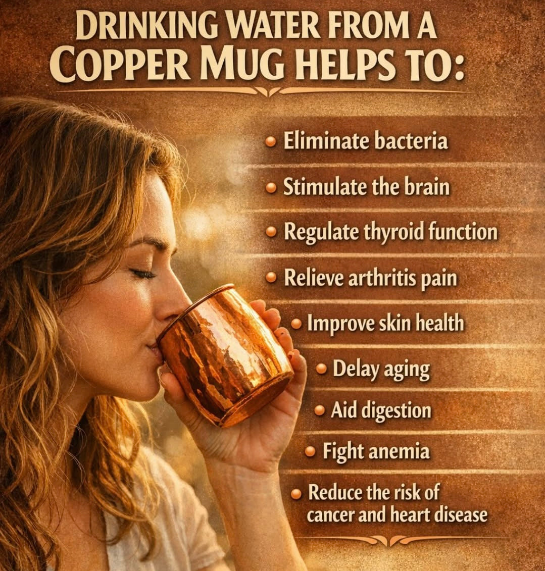 Pure Copper 450ml Mug (99.99% Copper)