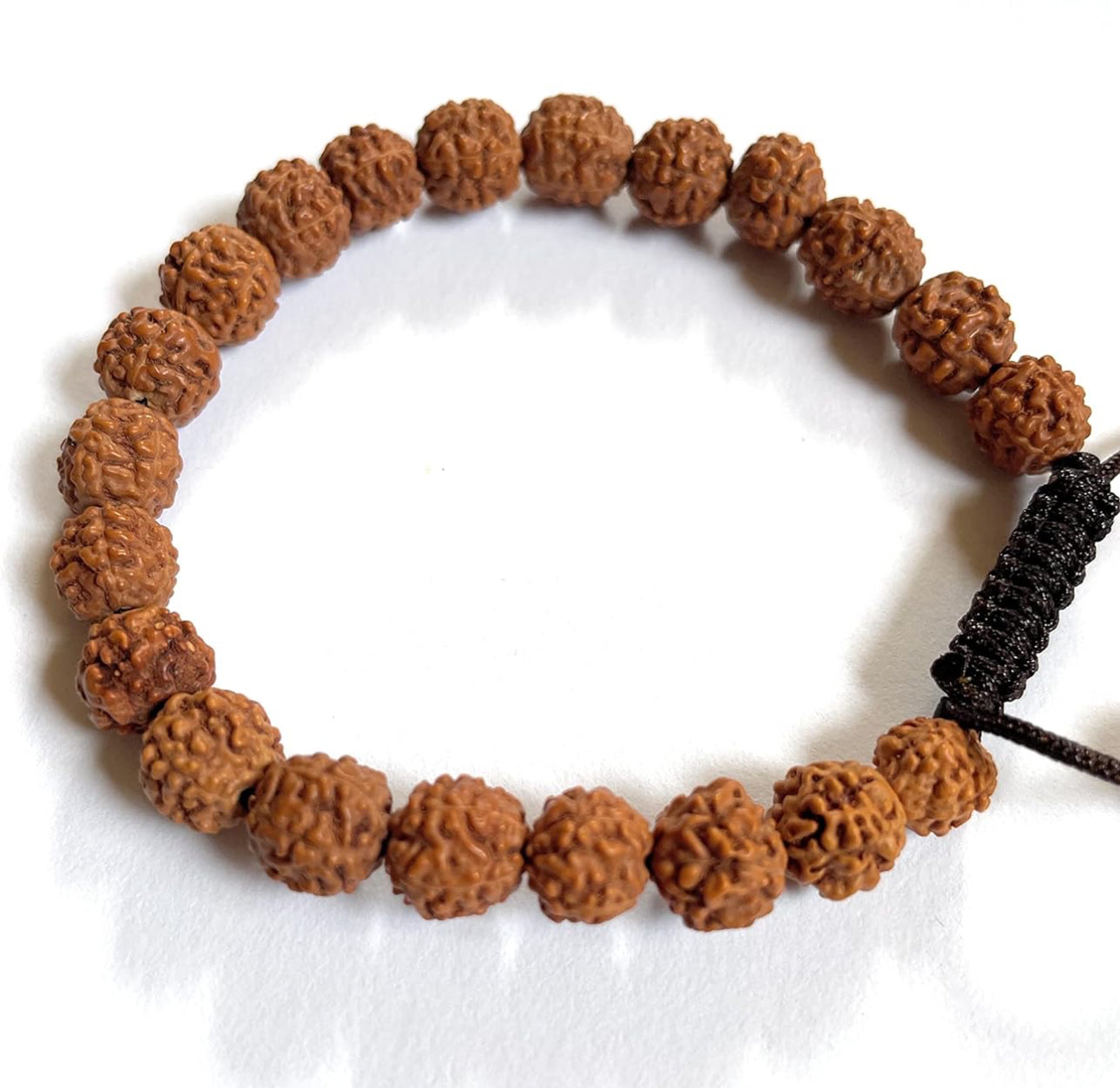 Plain Rudraksha Adjustable Bracelet