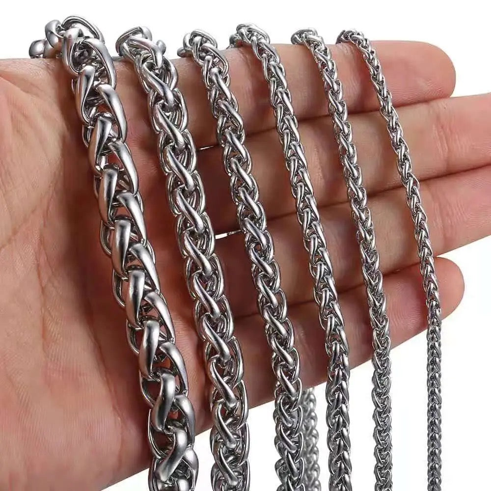 Stainless Steel 3mm Figaro Chain (24” - 60CM)