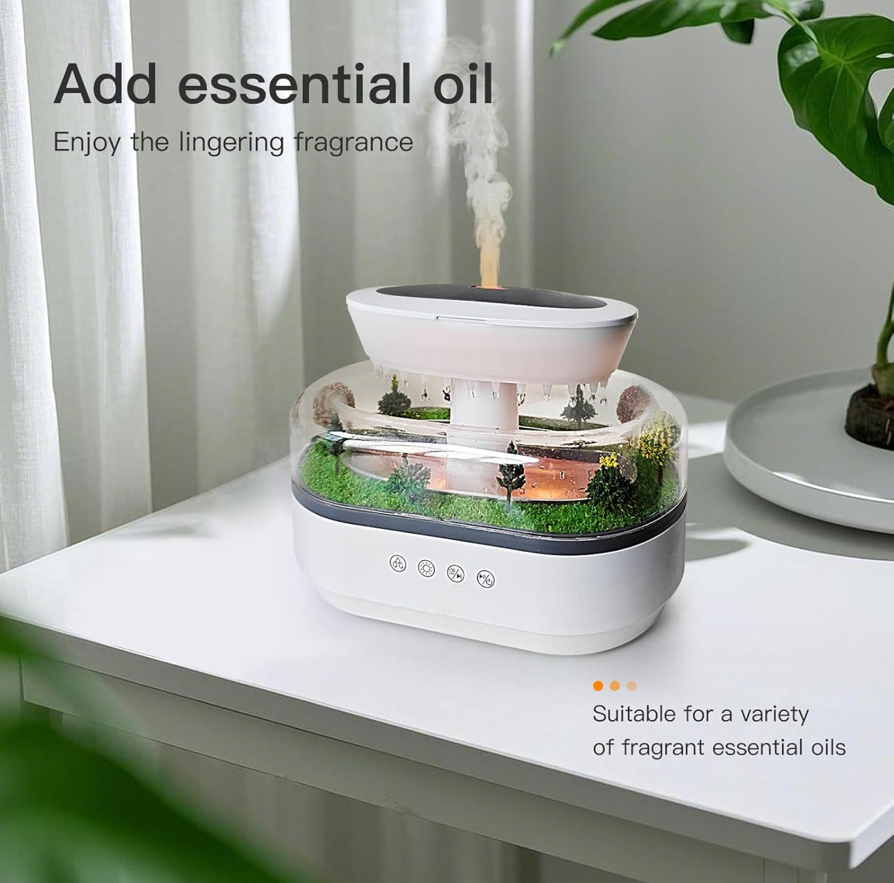 Forest Landscape Rain Drop Humidifier / Diffuser
