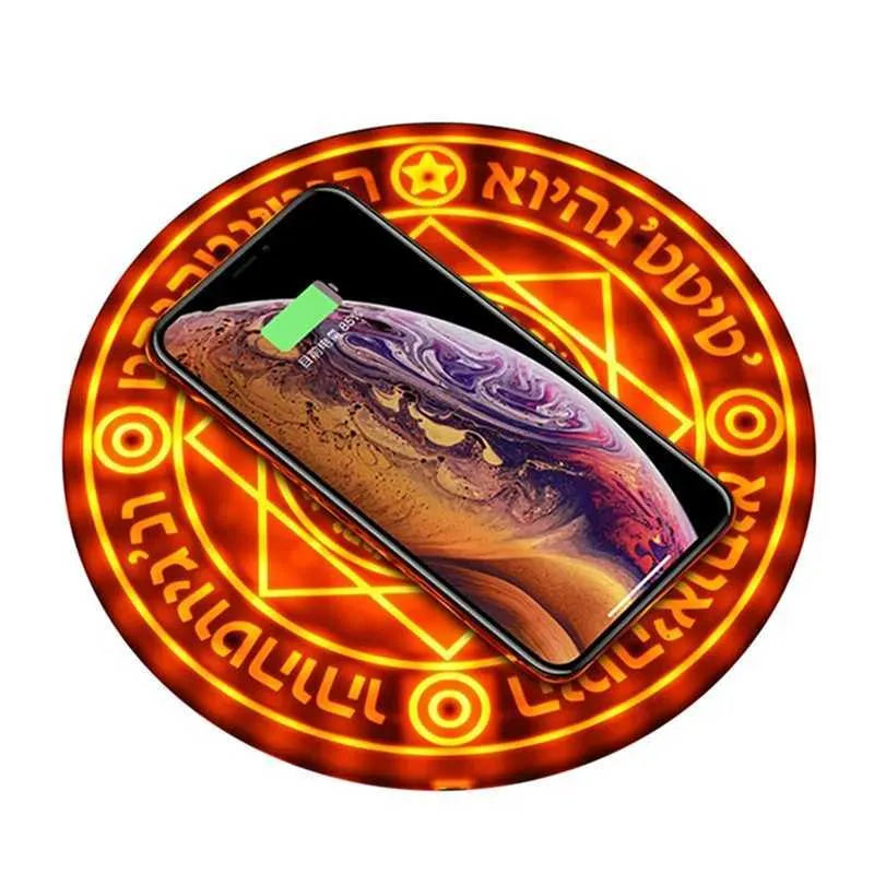 Doctor Strange Magic Array Wireless Charger Pad,10w Qi Fast Slim Wireless Charging Pad