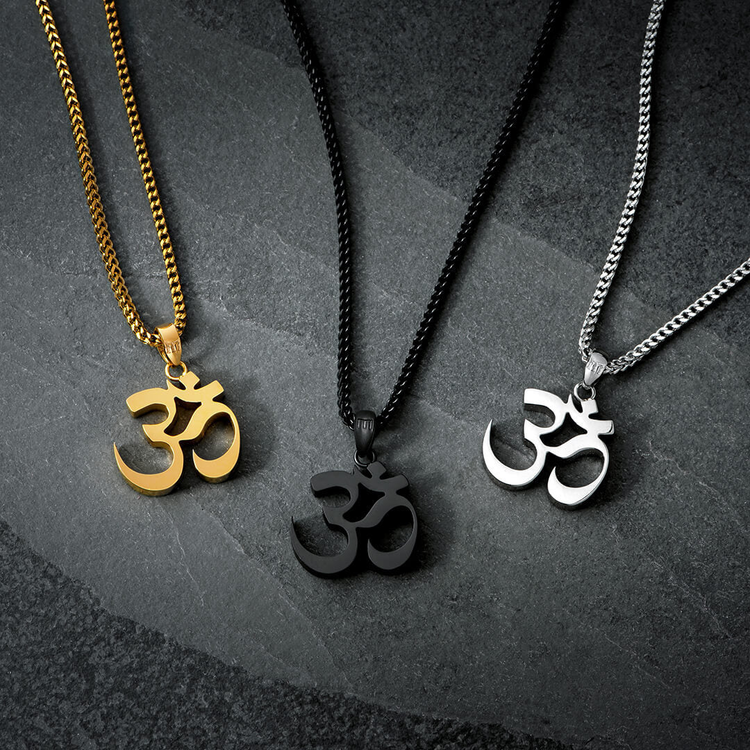 Stainless Steel “OM” Hindu Necklace