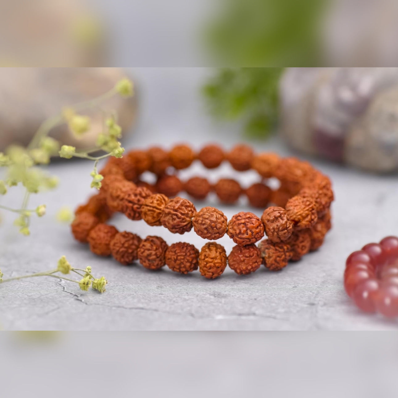 Plain Rudraksha Bracelet