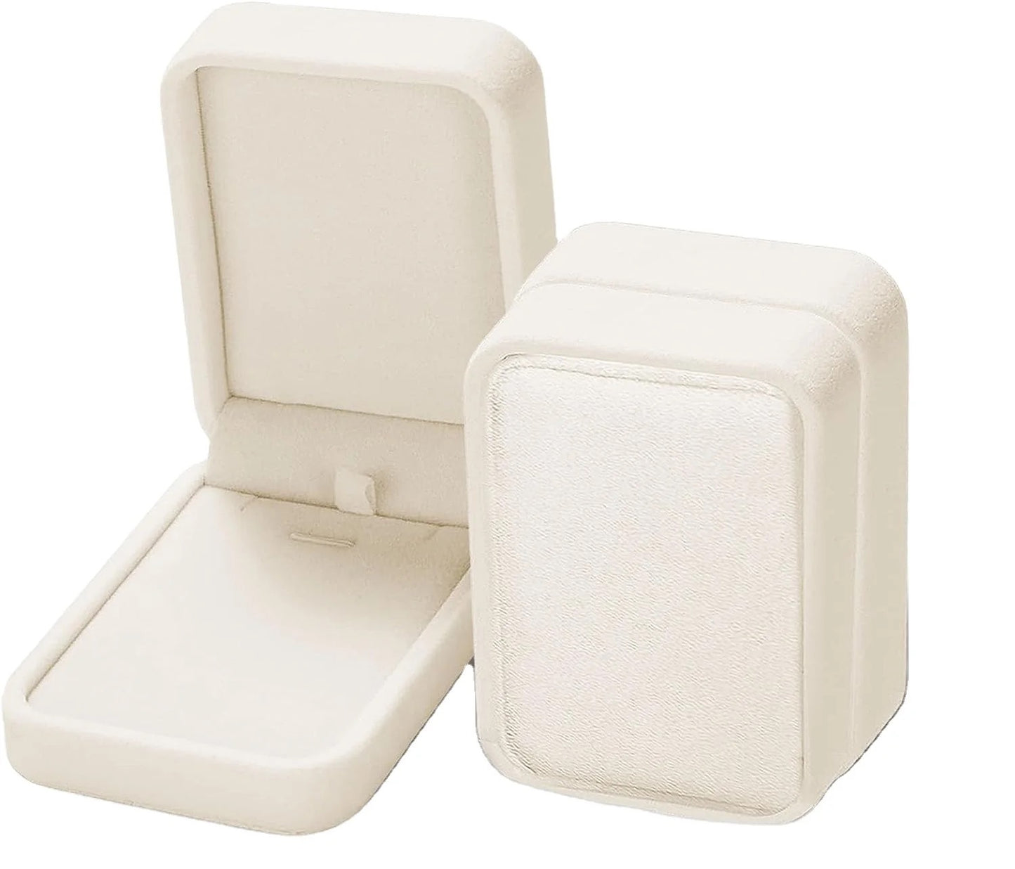 (Premium Packaging) High Quality Velvet Jewelry Set Box - Engagement Box