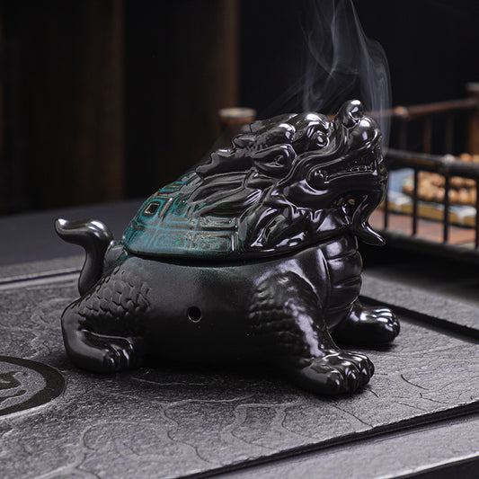 Ceramic Dragon Incense Holder