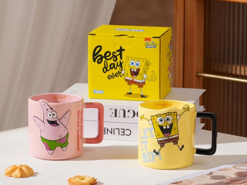 Official Branded SpongeBob Ceramic Mugs (500ml)