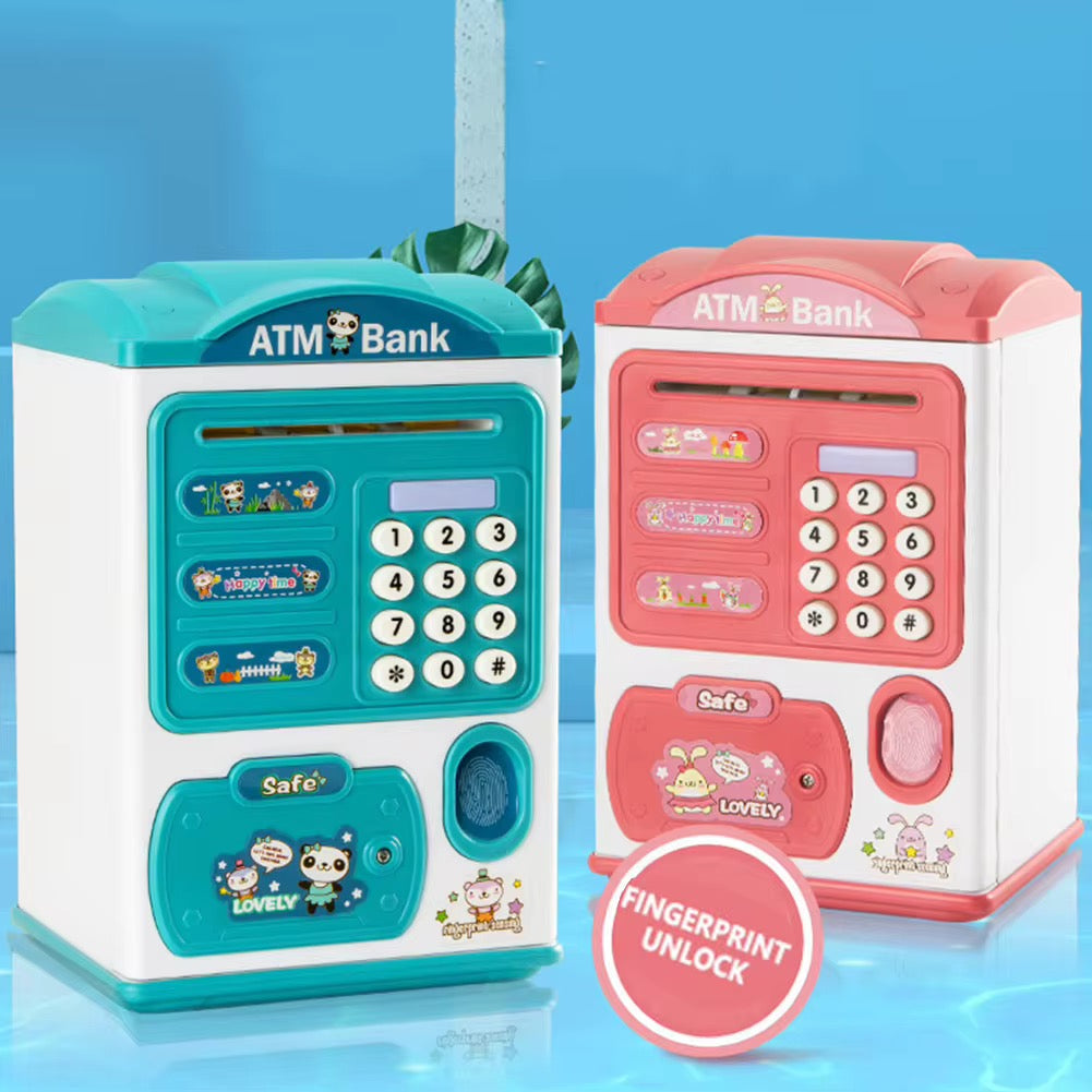 Kids Saving Money Automatic ATM Bank Machine Toy