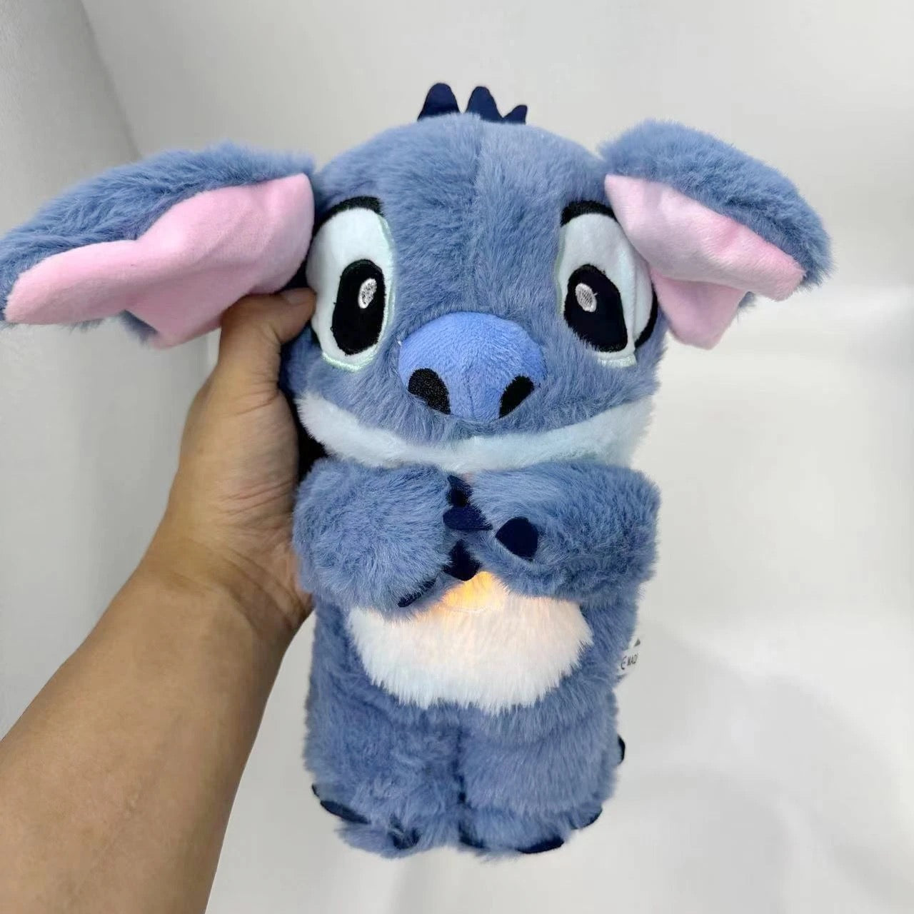 Stitch & Angel Breathing Plushie with Baby Music 🎵