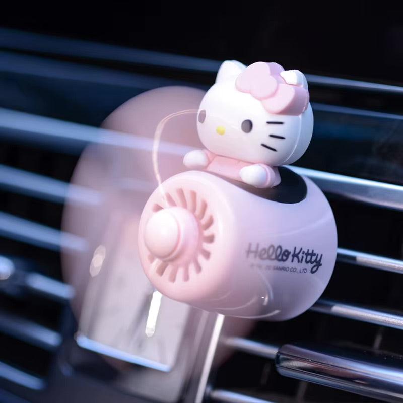 Hello kitty Rotating Blade Car Air Freshener