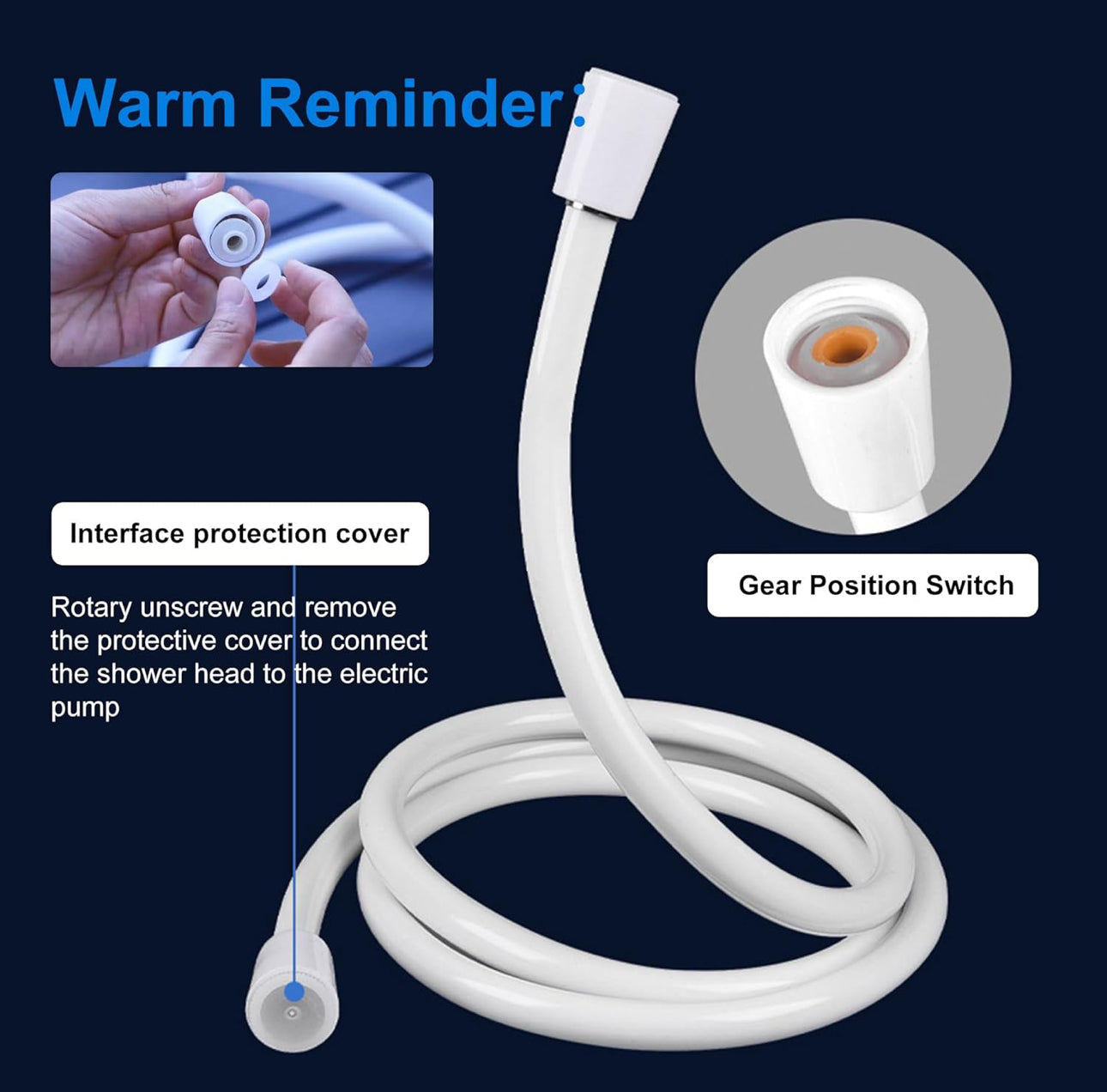 Portable Electric Shower Hose