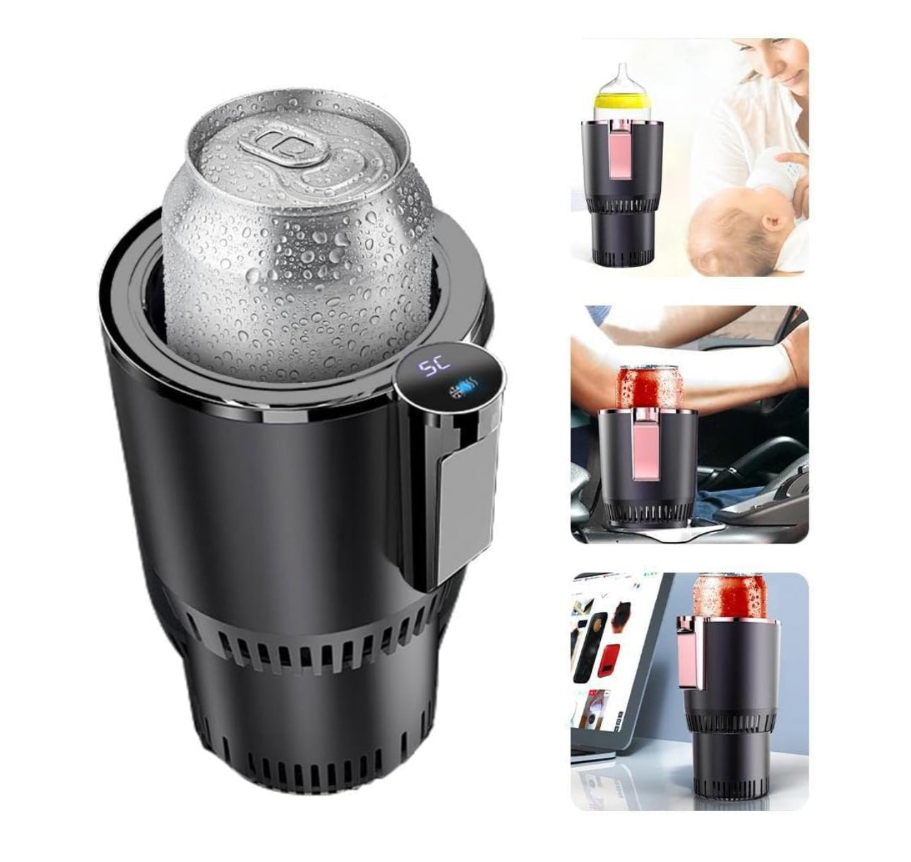 2-In-1 Smart Car Cup Heater and Cooler