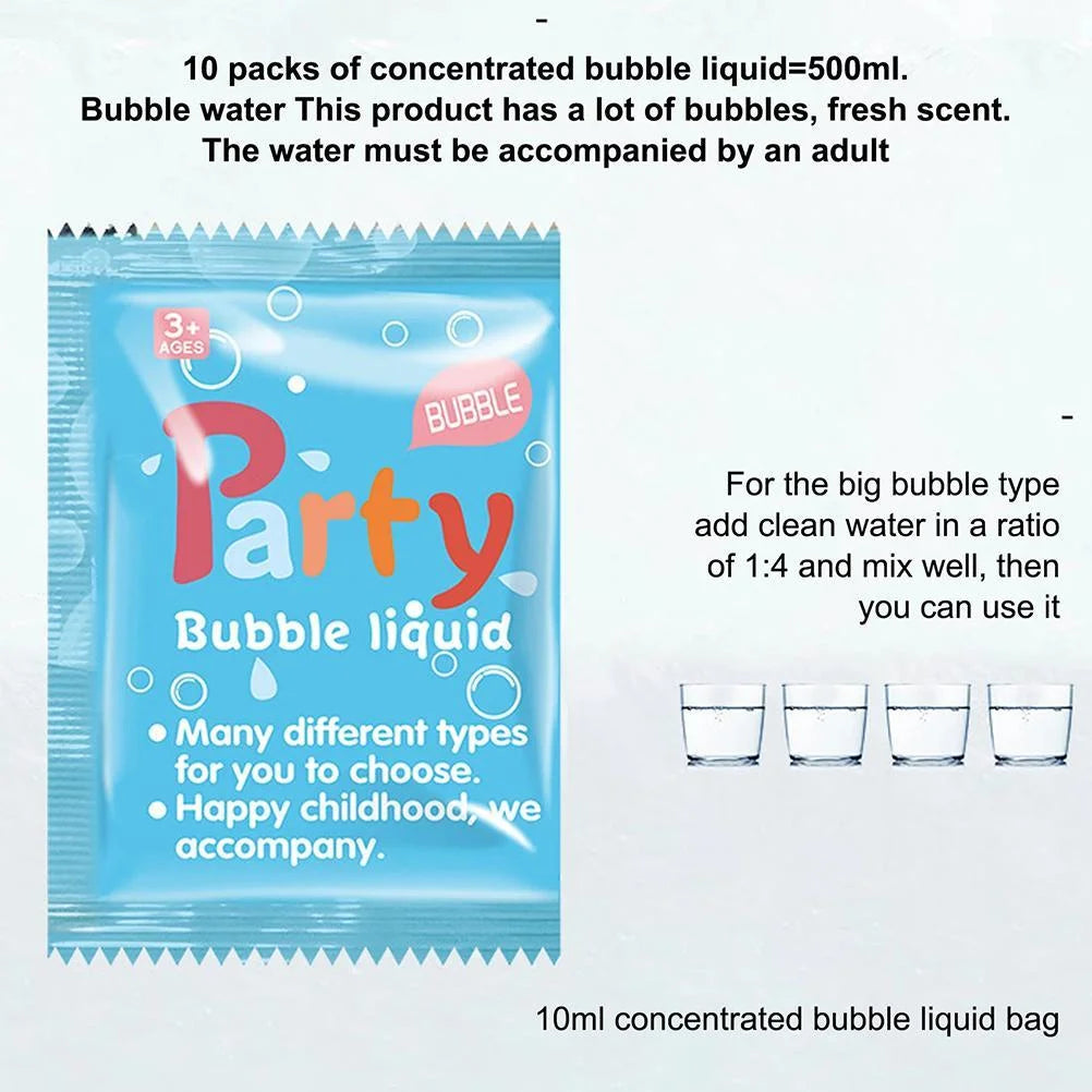 Bubble Concentrated Liquid Refill (Mix with water)