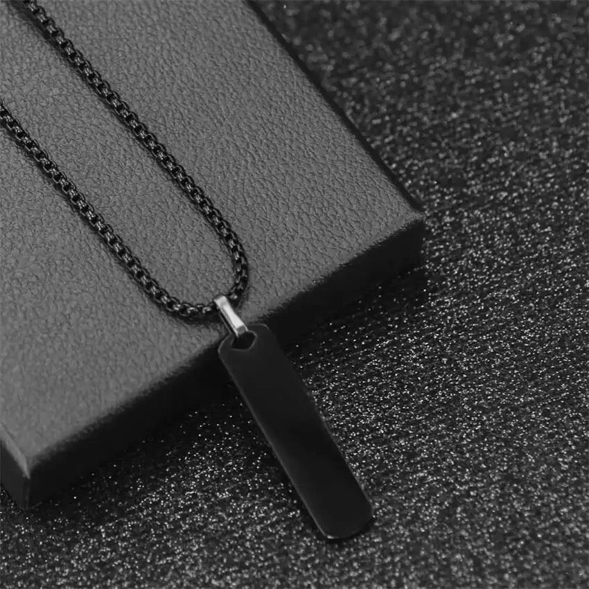 Customizable Stainless-Steel Necklace with Engraving