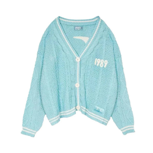 Taylor Swift “1989” V Neck Cardigan Sweater