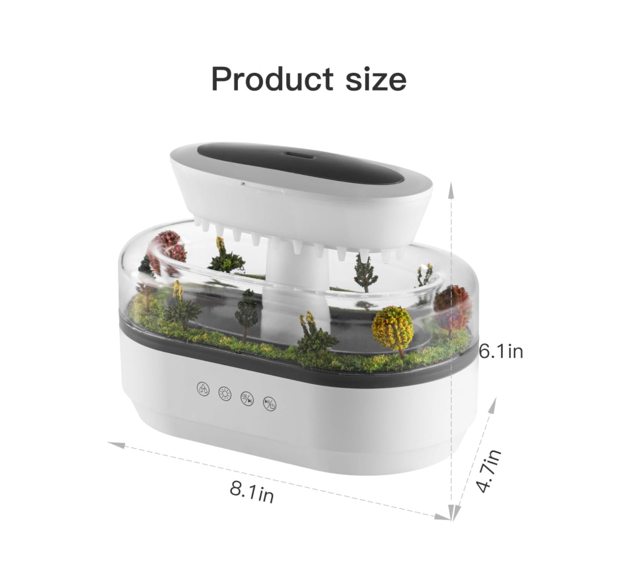 Forest Landscape Rain Drop Humidifier / Diffuser