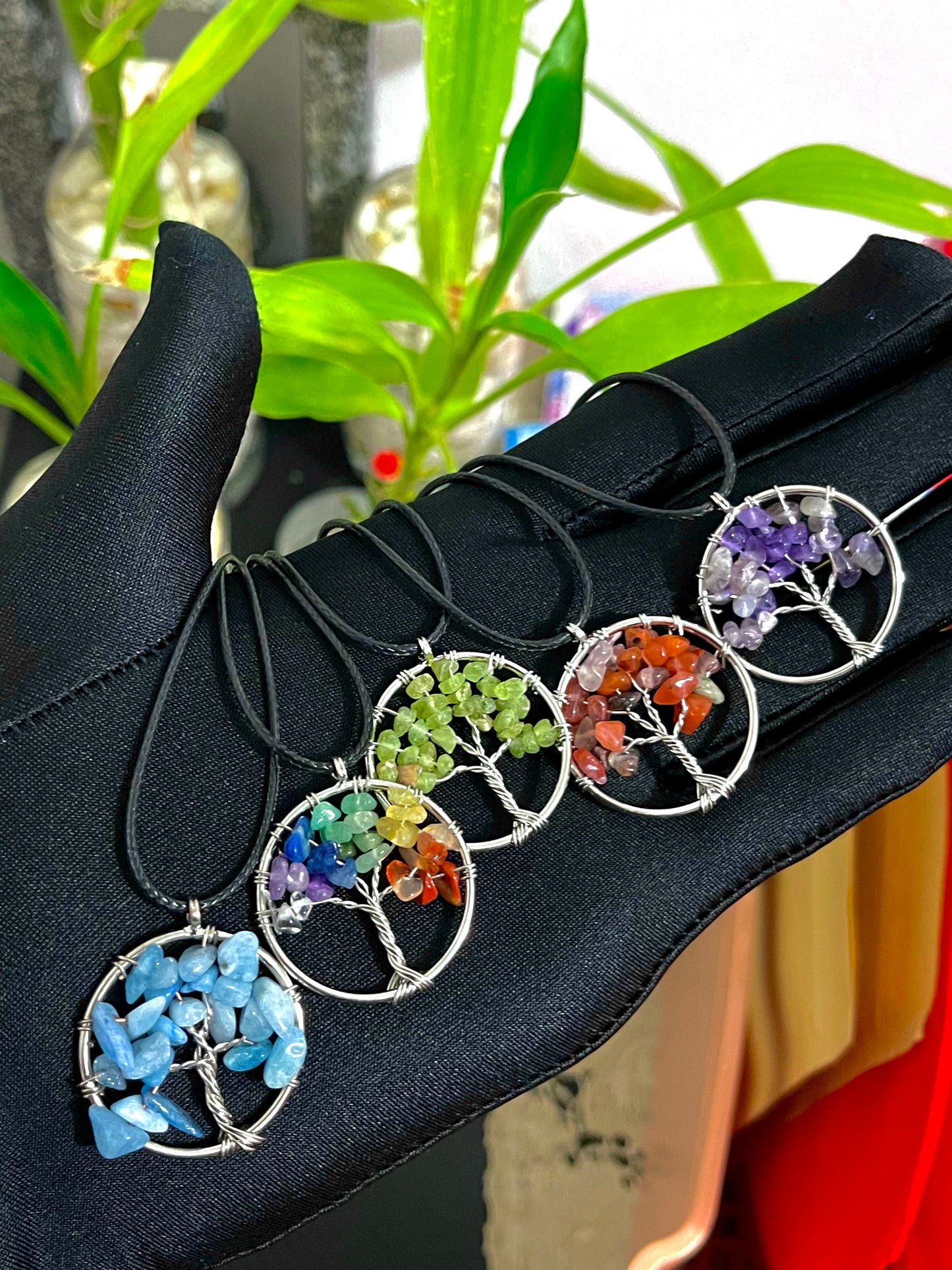 Tree of Life 7 Chakra Necklace