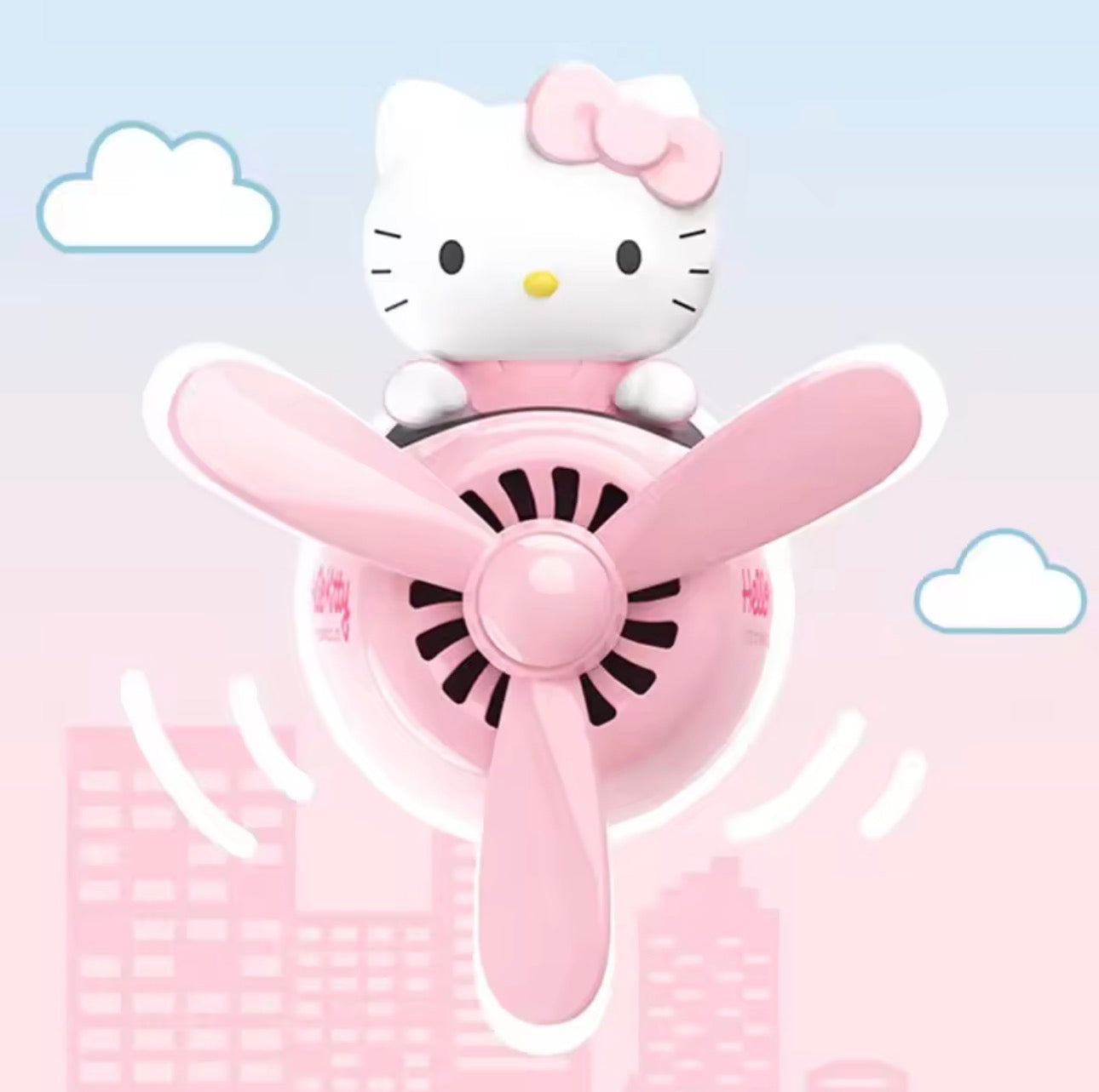 Hello kitty Rotating Blade Car Air Freshener