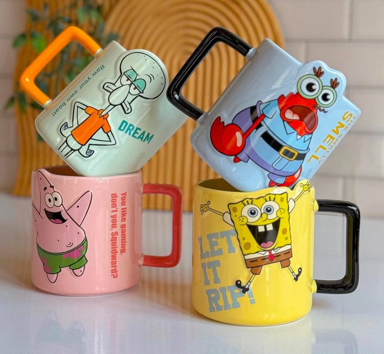 Official Branded SpongeBob Ceramic Mugs (500ml)
