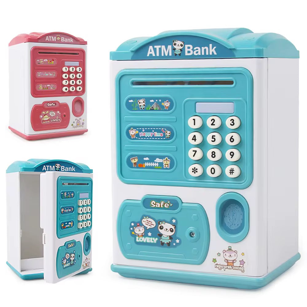 Kids Saving Money Automatic ATM Bank Machine Toy
