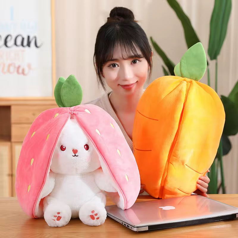 18cm Surprise Plushie in Strawberry Pouch