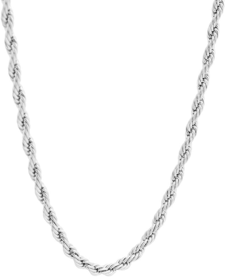 Stainless Steel Rope Chain 3MM (24” - 60CM)