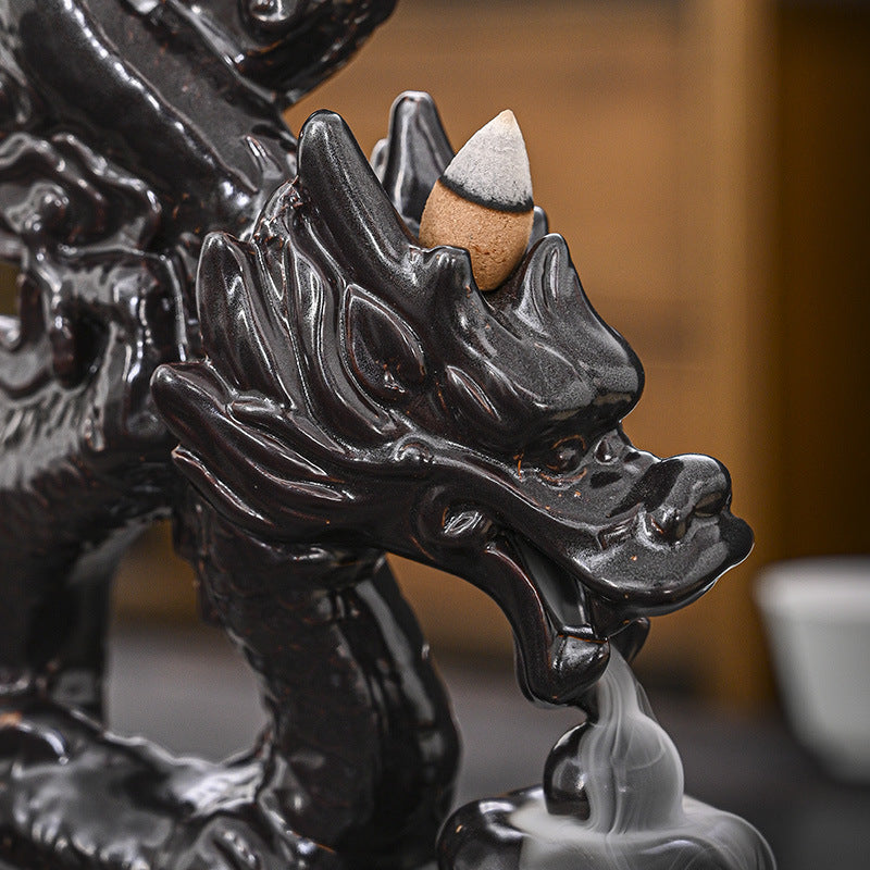 Dragon Incense Holder + 10 Free Back-Flow Incense