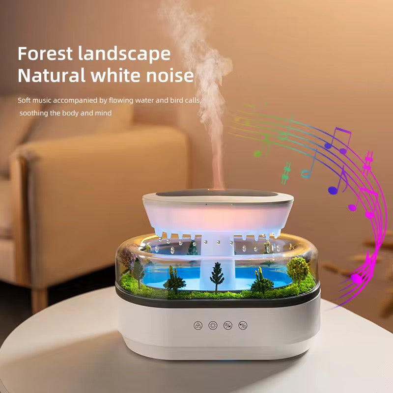 Forest Landscape Rain Drop Humidifier / Diffuser